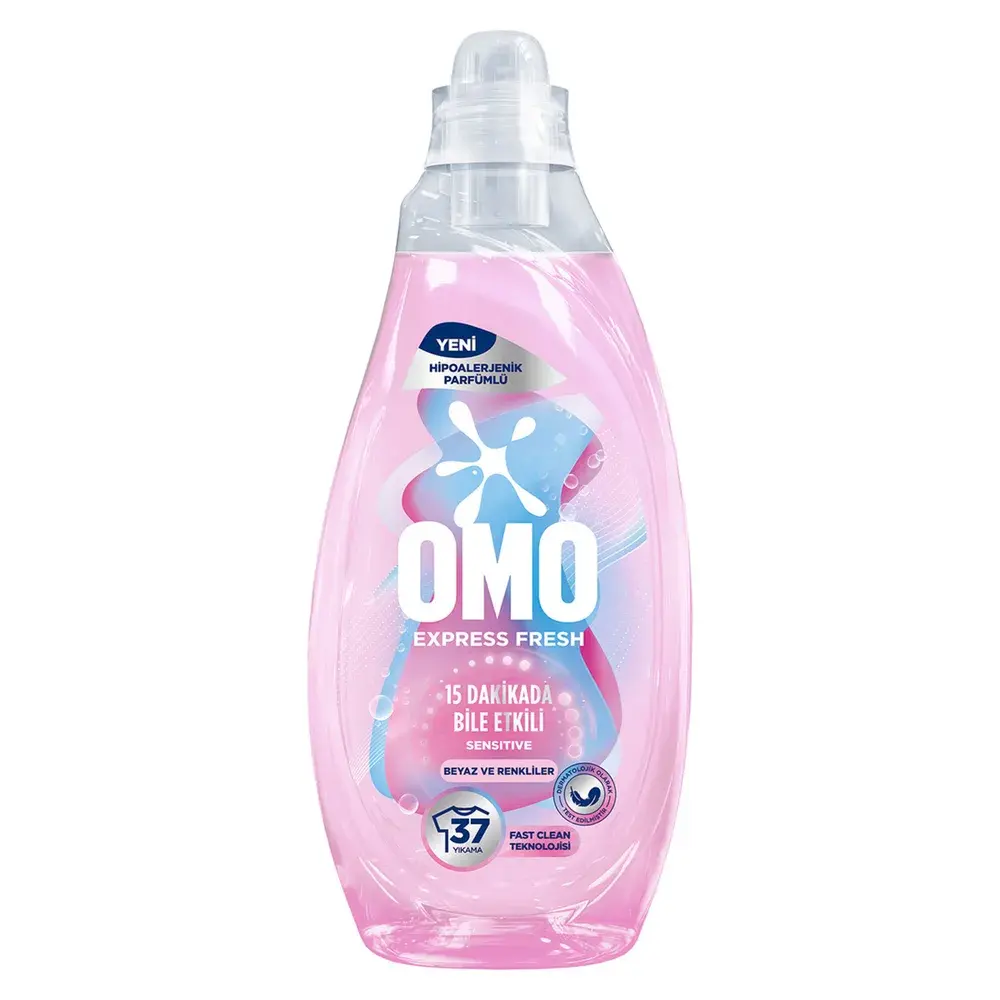 OMO SIVI DETERJAN EXPRESS 1480 ML SIYAH & RENKLI