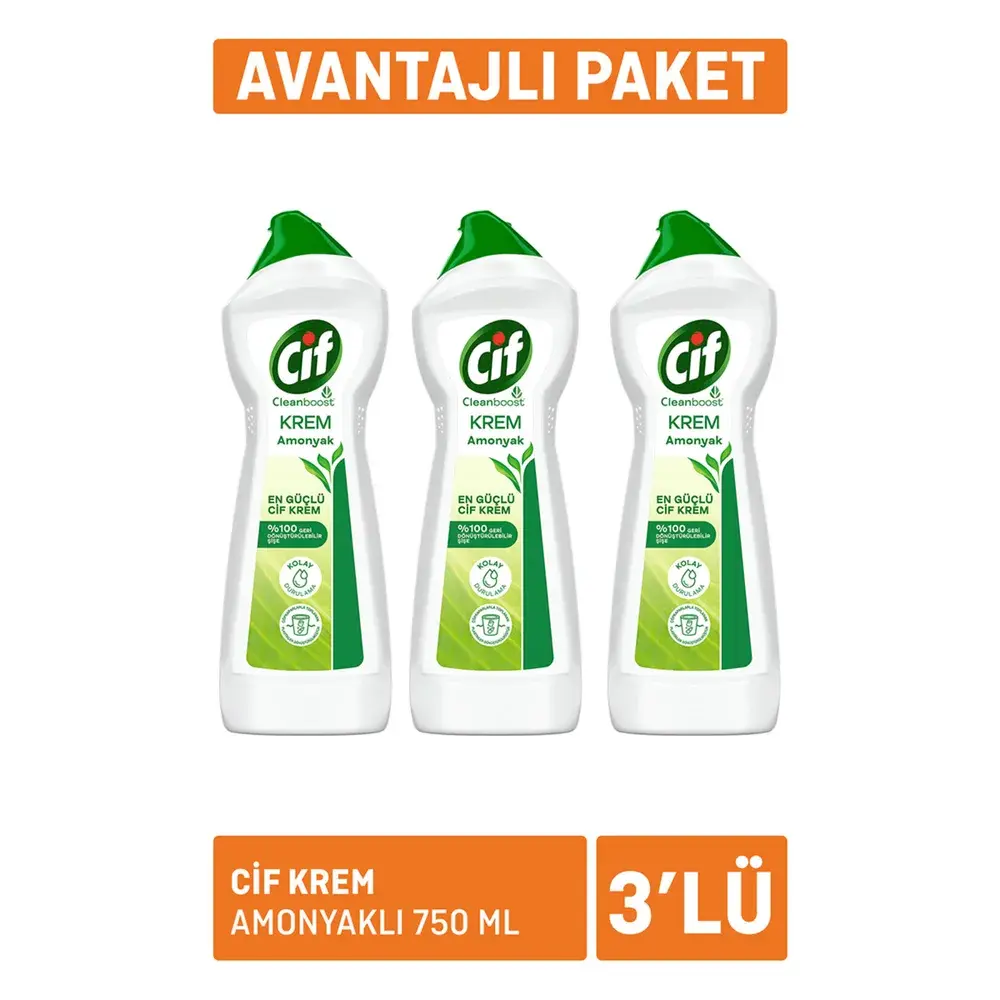 CIF KREM 750 ML AMONYAKLI