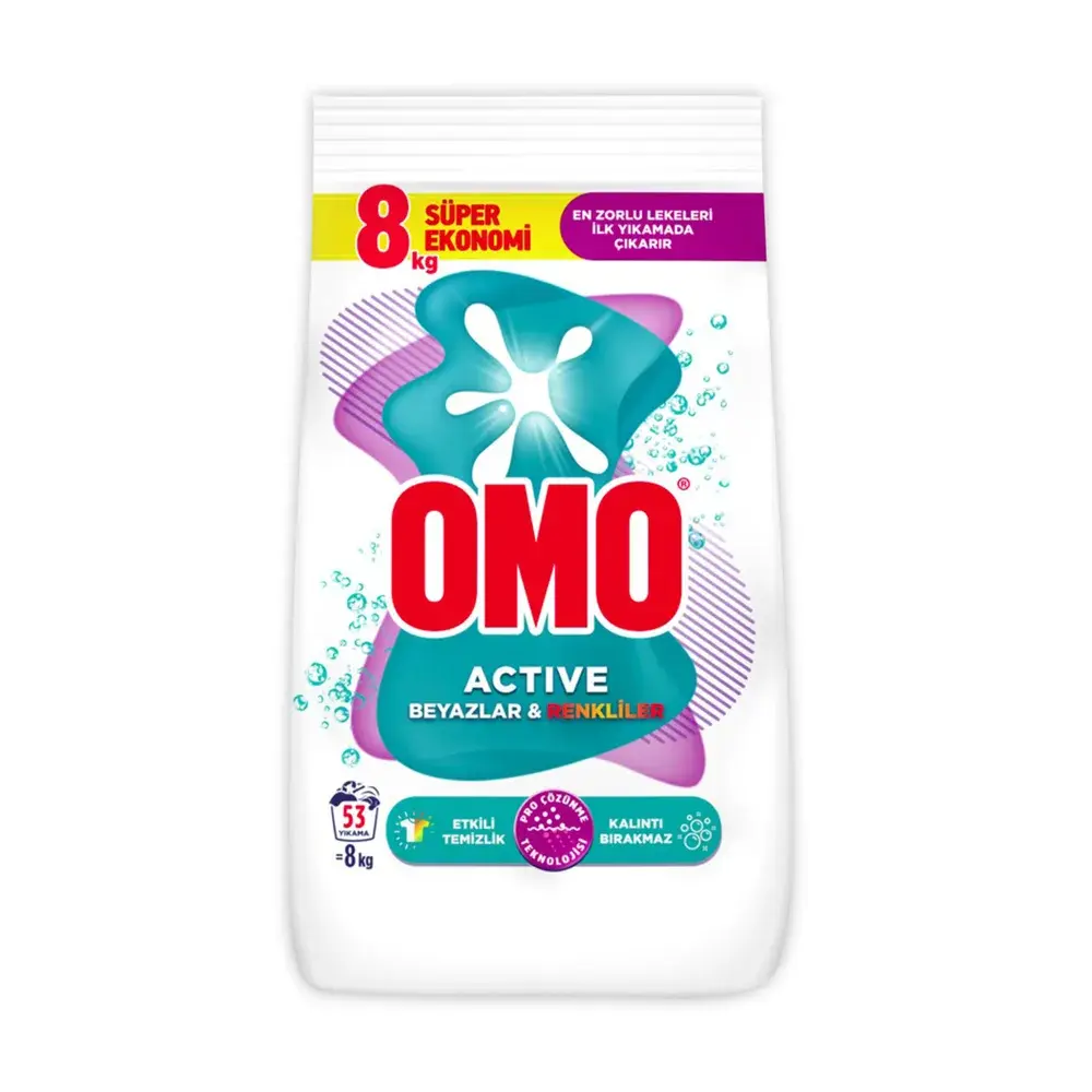 OMO MATIK ACTIVE 9 KG RENKLI BEYAZ