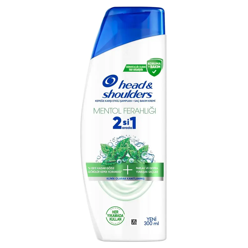 H&S SAMPUAN 300 ML MENTOL FERAHLIGI 2/1