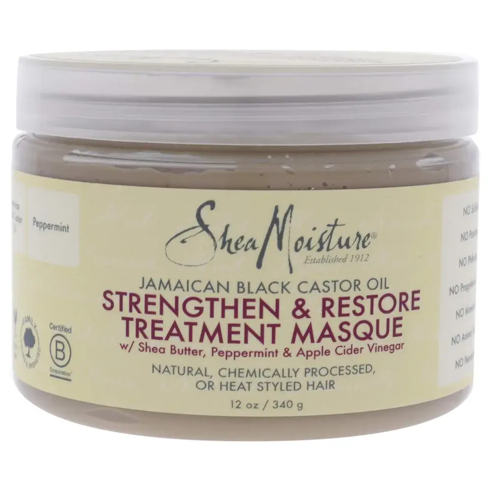 Shea Moisture Jamaican Black Castor Oil Onarıcı Saç Maskesi 340 g