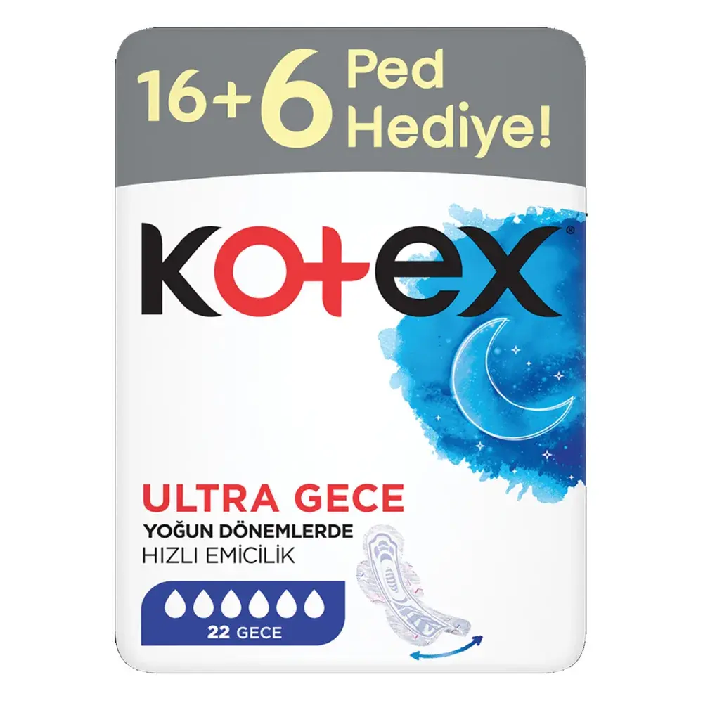 Kotex Ultra Night Pads 16 pcs